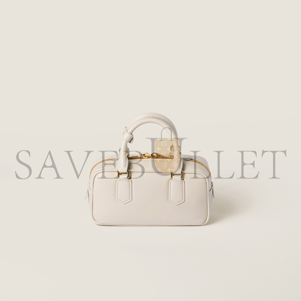 MIU MIU ARCADIE LEATHER BAG 5BB142 (22*10.5*7.5cm)